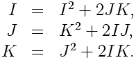 3x3 circulant idempotency equations as 3 coupled quadratic equations